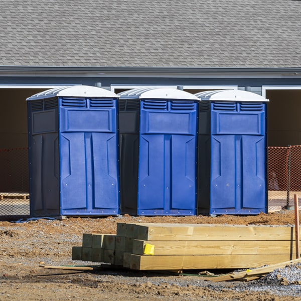 are there any restrictions on what items can be disposed of in the portable restrooms in Mccomb